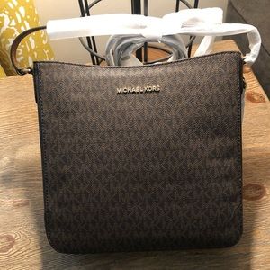 Michael Korda Large Jet Set Travel Crossbody